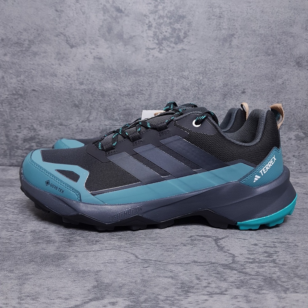 ADIDAS Terrex Skychaser AX5 Gore-tex Hiking Shoes Mens 13 Blue Green JQ2209